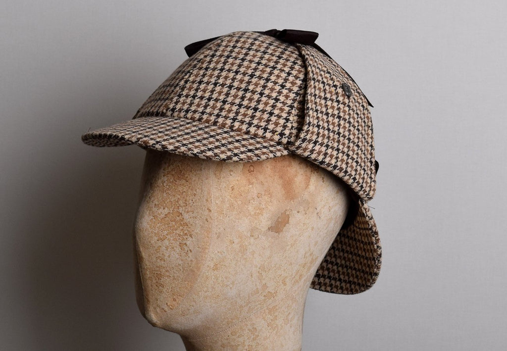 Deerstalker Cap (HA130) - Houndstooth Check