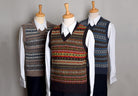 Shetland Wool Fair Isle Slipover (KN145)
