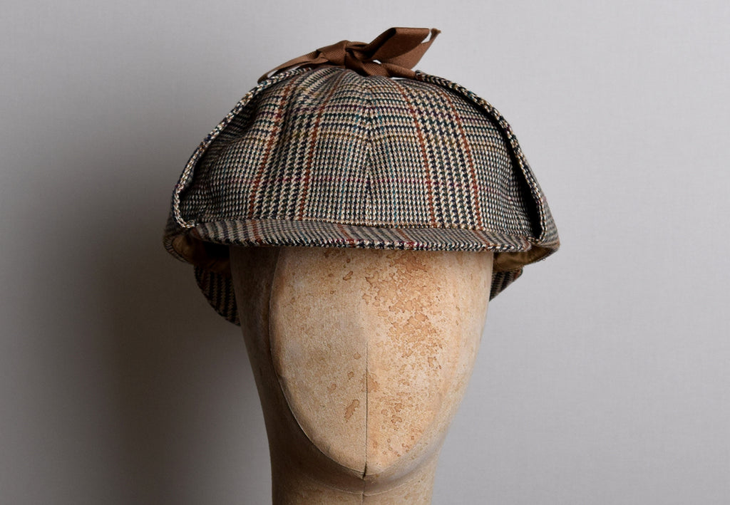 Deerstalker Cap (HA130) - Large Brown Check