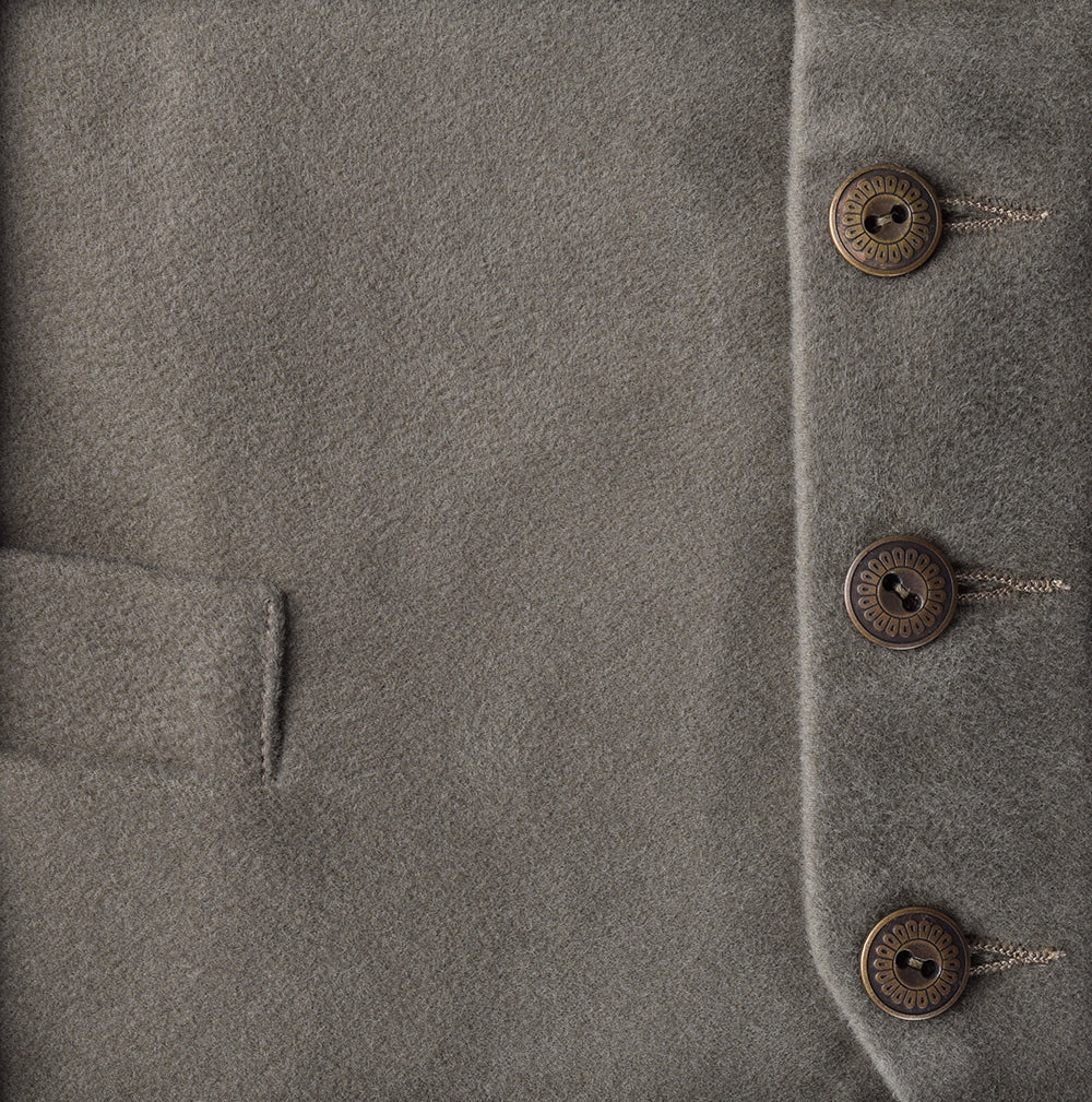 Cotton Moleskin Waistcoats (WC700) - Putty 