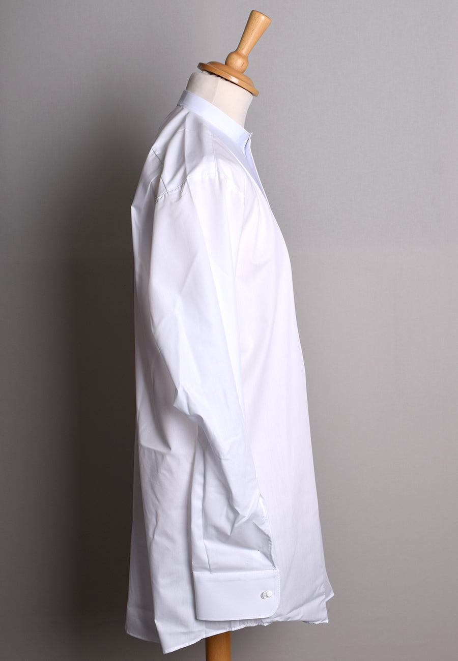 stiff collar dress shirts Traditional Collarband Tunic Shirt for Your Detachable Stiff Collar