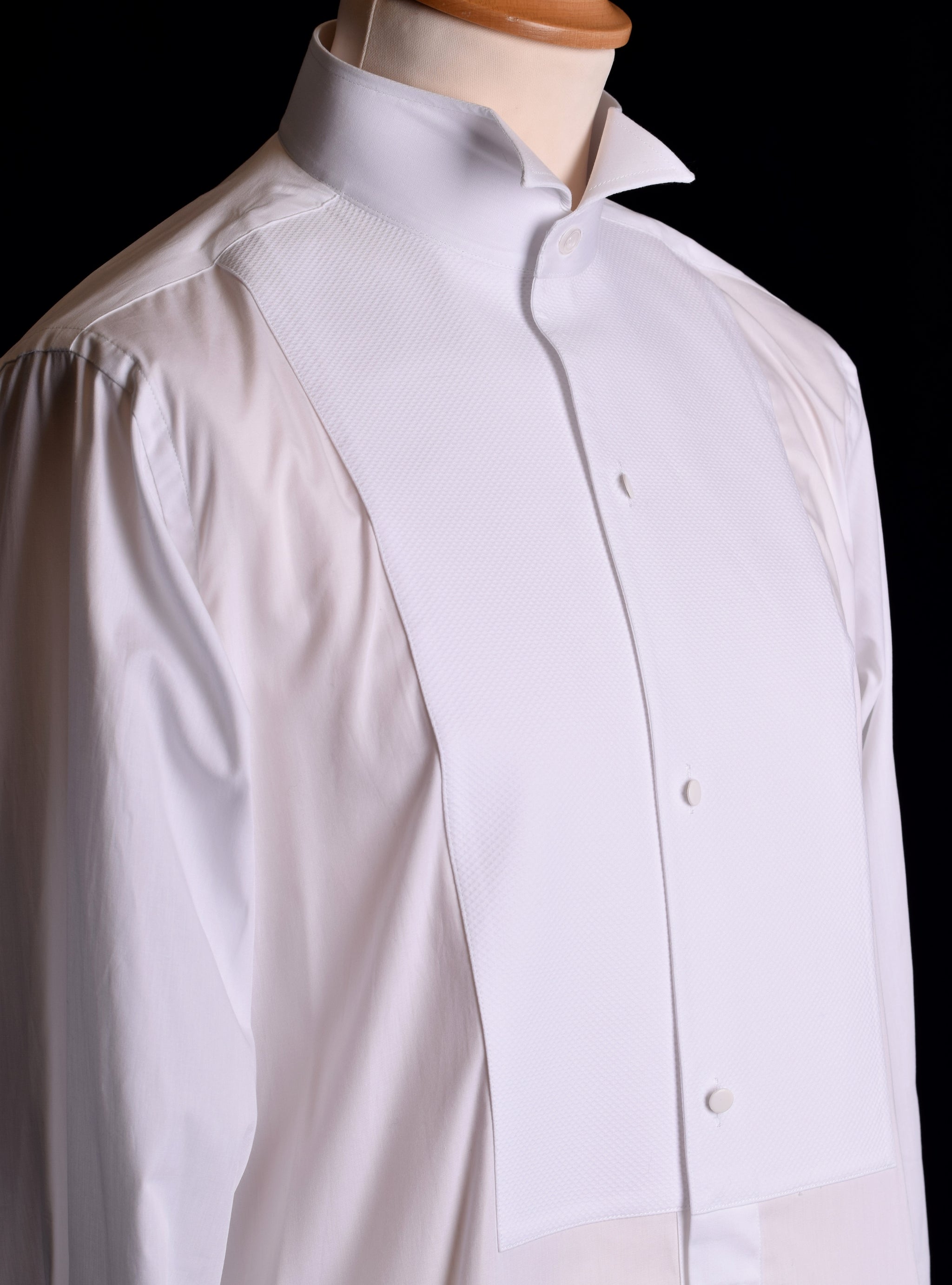 neck chafing dress shirt Marcella Front Wing Collar Evening Shirt (SH231) – Darcy Clothing