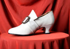 Ladies Leather Buckle Front Shoes (SP1900)