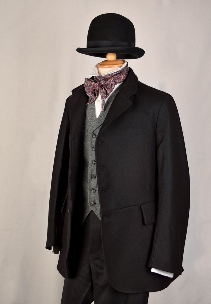 Late Victorian Coat (JA1880) -Black