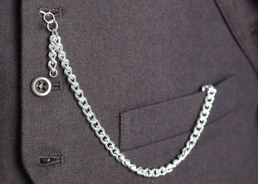 Single Watch Chain (ST911) - Silver