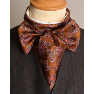 Printed Victorian Silk Bow Tie (CR562)