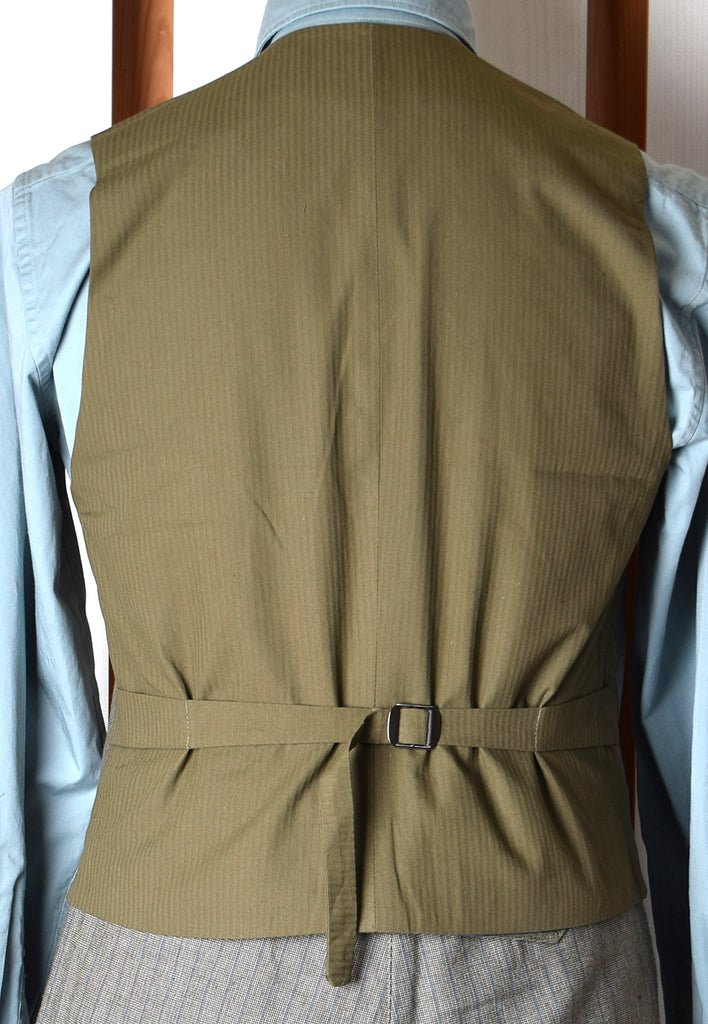 Grey/Blue Stripe Waistcoat (WC305)