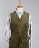 Cotton Corduroy Waistcoats (WC600) - Olive