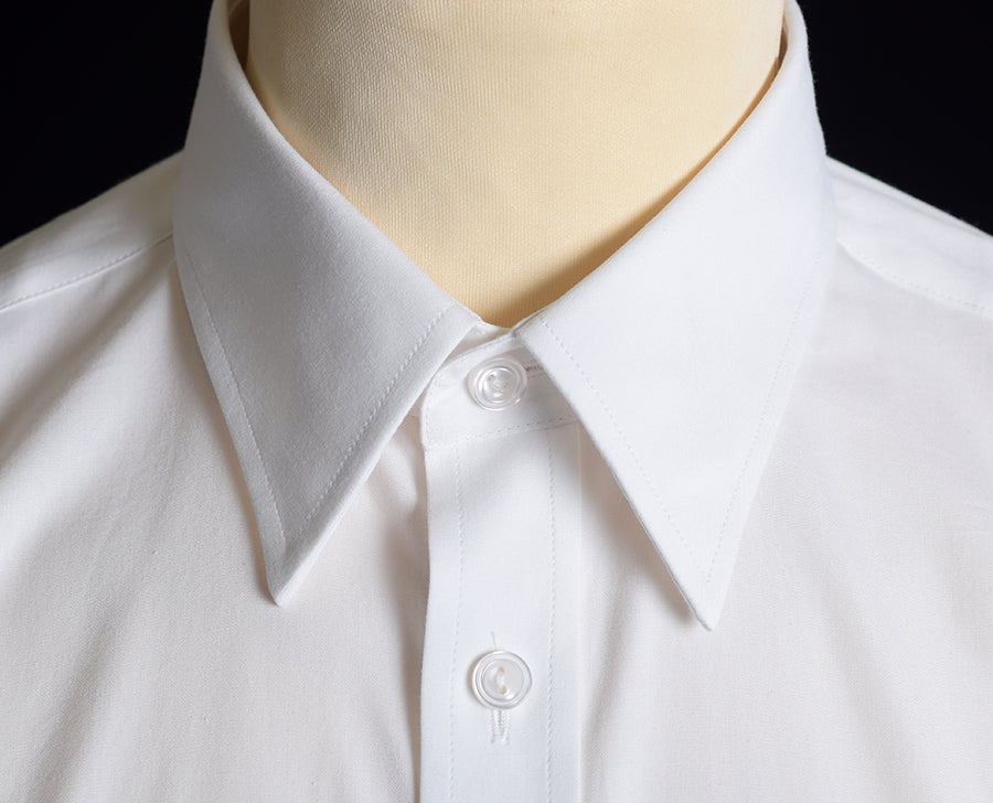 1950's Cotton Poplin Shirt (SH1950) - White
