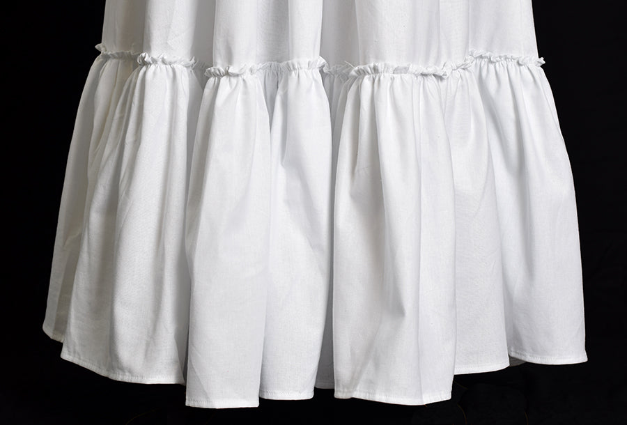 Edwardian Cotton Petticoat (SK105) – Darcy Clothing