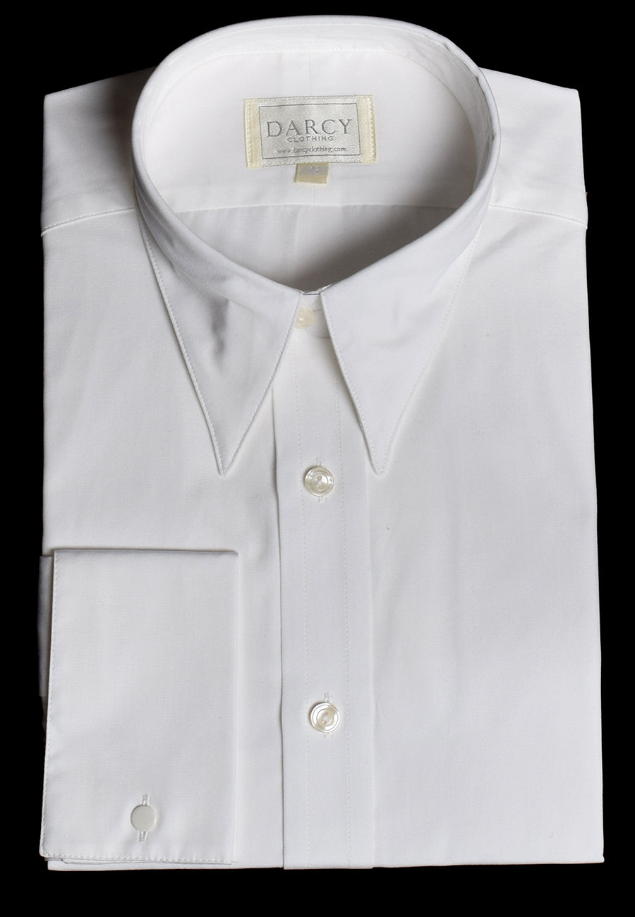 Plain Coloured Spearpoint Collar Shirt | Early C20th (SH190P) - Double ...