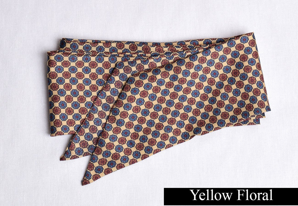 Printed Victorian Silk Bow Tie (CR562)