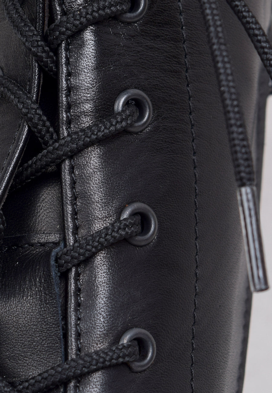 Victorian Side Zip Leather Boots (SP1910Z)